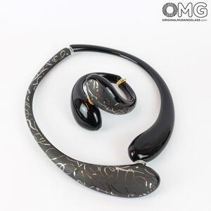 1403 ORIGINALMURANOGLASS Набор Дениз - Бали - муранское стекло 8 см