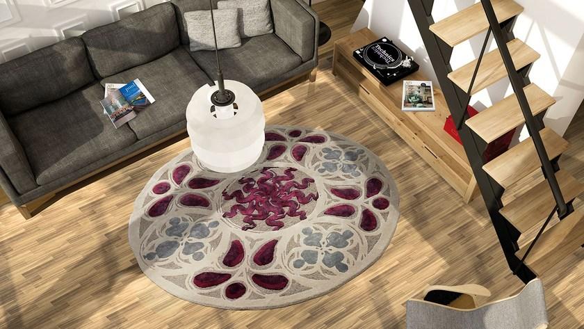 Italy Dream Design Круглый шелковый ковер sun-id-1461996 - Вид №1