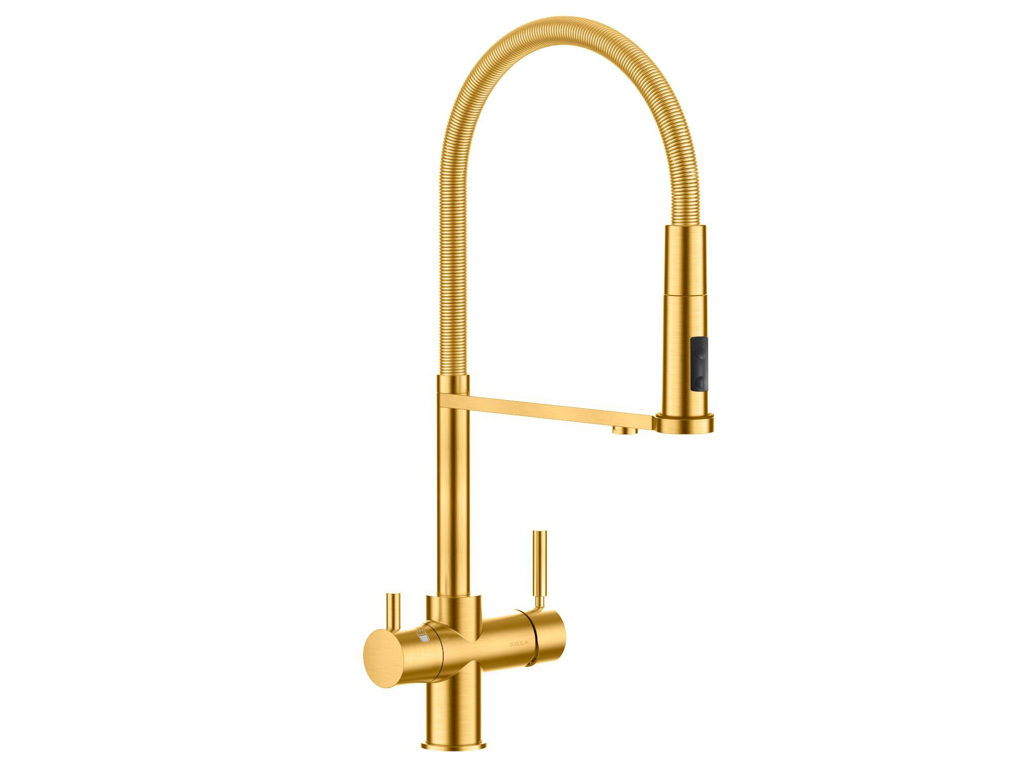 Электронный смеситель для кухни с выдвижным ручным душем GUGLIELMI RUBINETTERIE Pura ARCH-00095866 - Вид №2