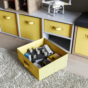 KONSENSA Органайзер для хранения 15×31×31 см солнечно-желтый 89388010