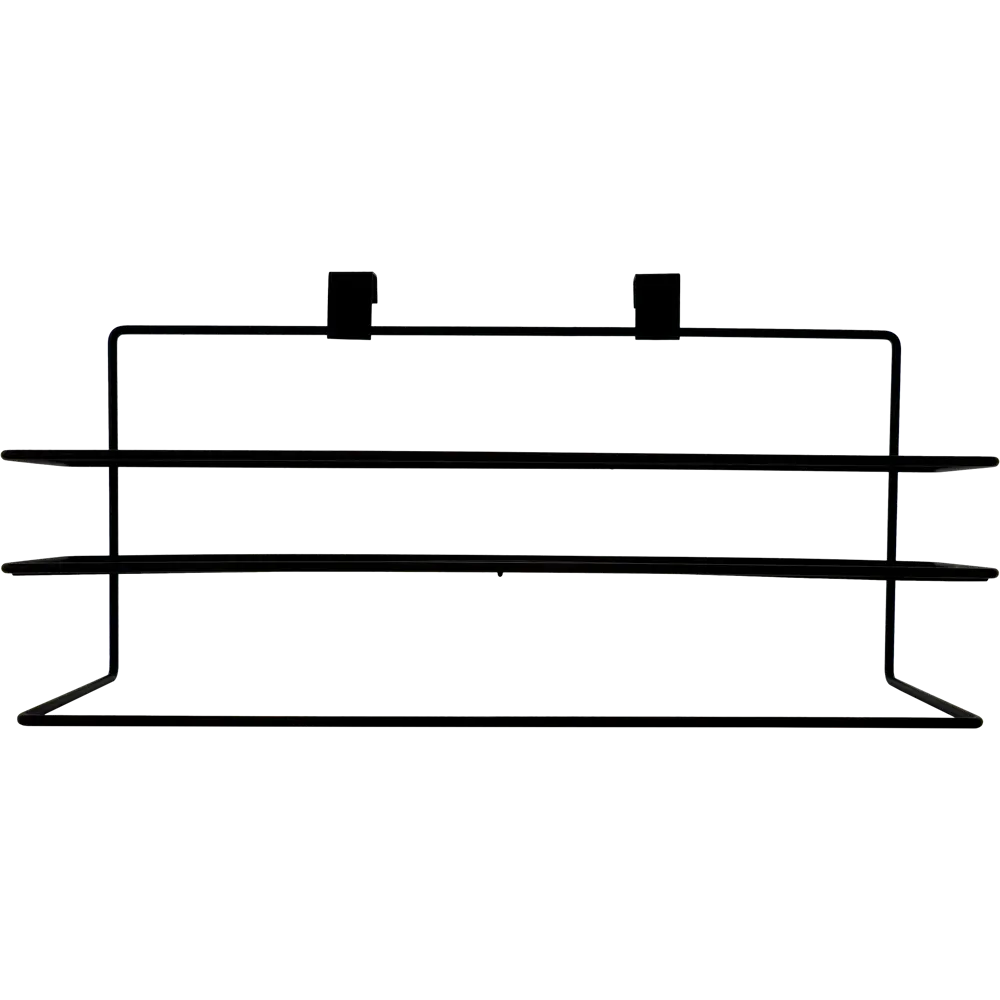 Полотенцедержатель с полкой 40x16x12 см цвет чёрный 82155265 STLM-2121812 Santreyd Ferro
