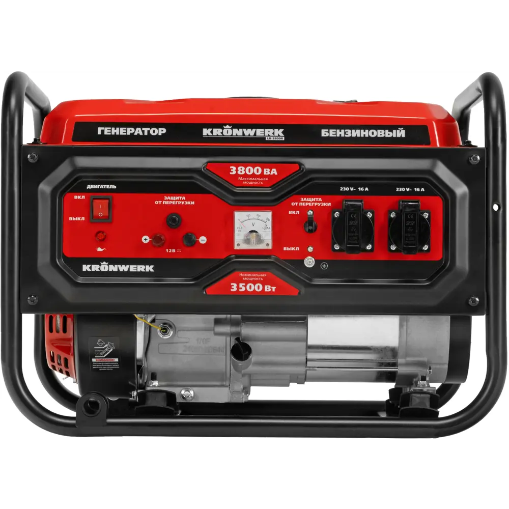 Бензогенератор KRONWERK LK-3800R 3.8 кВт - надежный источник энергии 89386579 STLM-1457848 - Вид №3