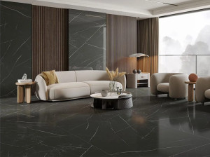 Пол / керамогранит с мраморным эффектом