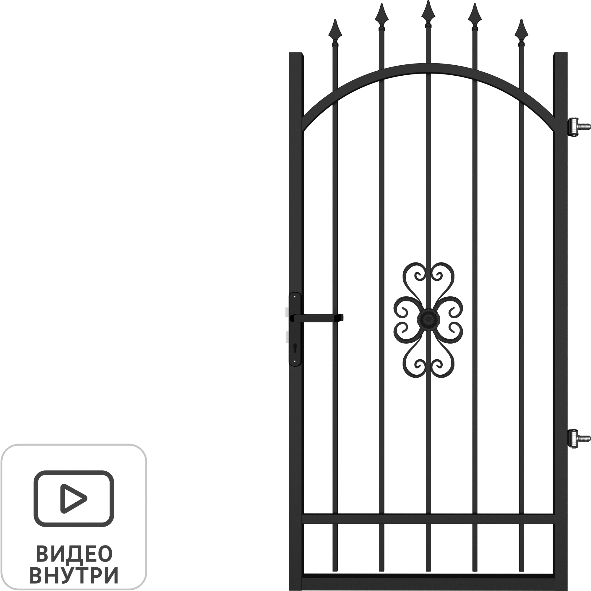 82677837 Калитка Адель 0.9х1.9м с фурнитурой STLM-0033838 МЕТАЛЛПРОЕКТ