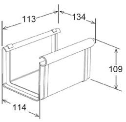 First Corporation Простое двухсистемное соединение для прямоугольного желоба First plast sun-id-1397250 - Вид №1