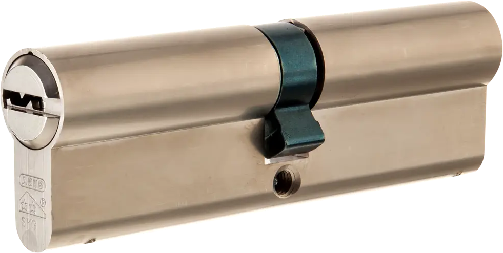 82732442 Цилиндр Abus D12 NIS, 45x45 мм, ключ/ключ, цвет никель STLM-0034929