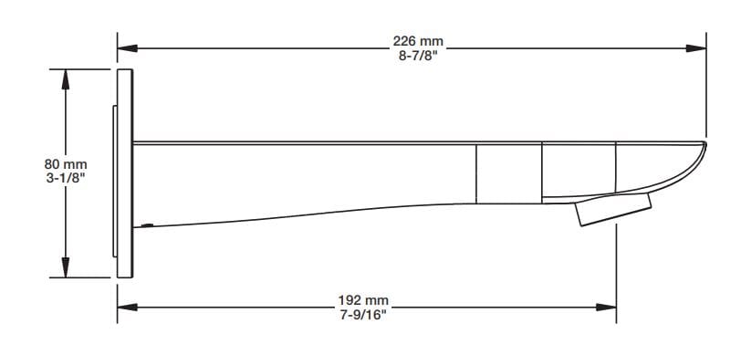 Набор термостатических встраиваемых ванн с ручным душем BARIL Sens B45 ARCH-00035770 - Вид №5