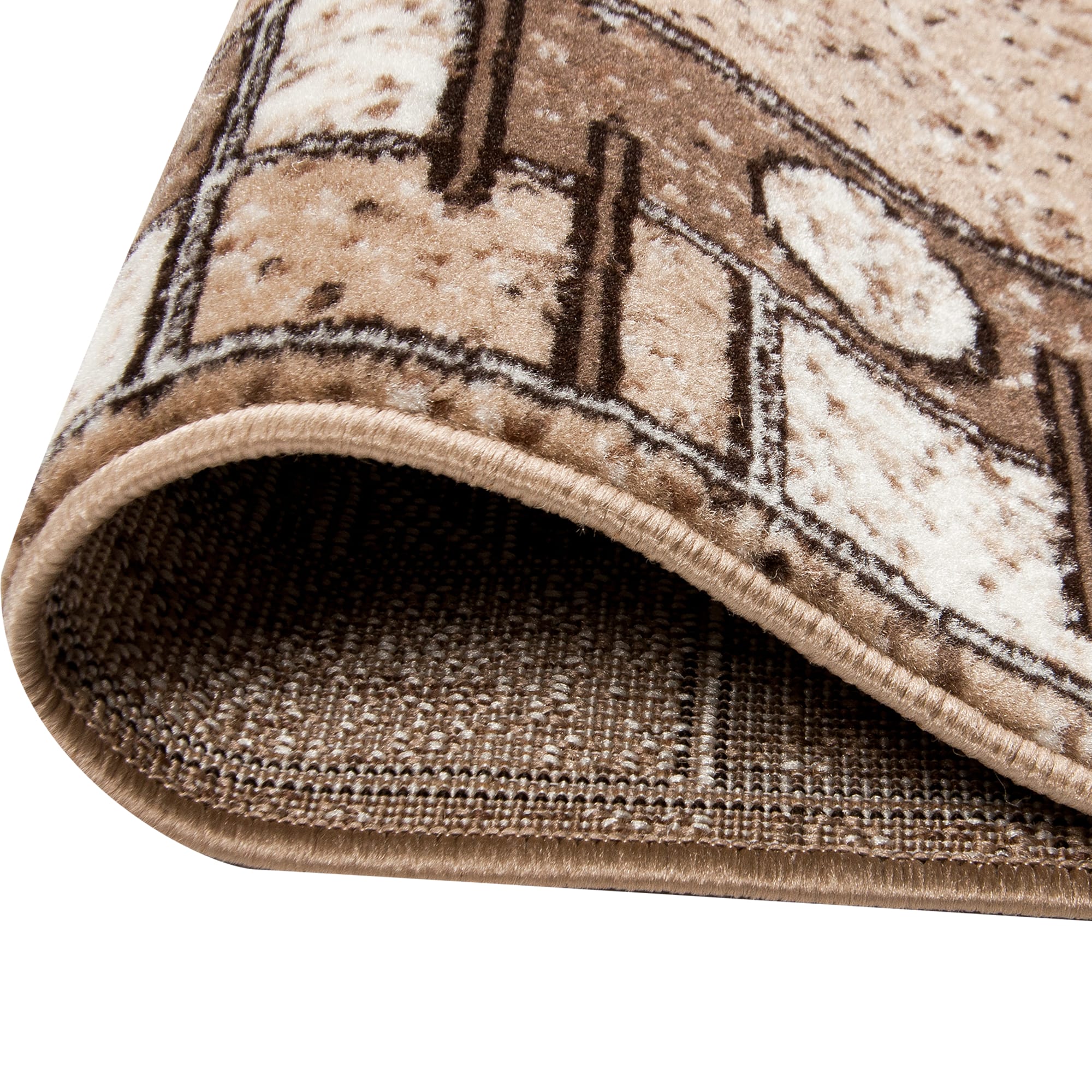 13093015 Дорожка ковровая «Лайла де Люкс 50004-22» полипропилен 0.8 м цвет бежевый Santreyd  - Вид №2