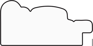 BY 3686 Зеркало в багетной раме - слоновая кость 51 mm EVOFORM Octagon - Вид №3