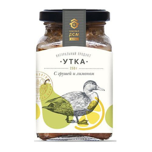 Утка с грушей и лимоном Медовый дом ферма Santreyd 9395