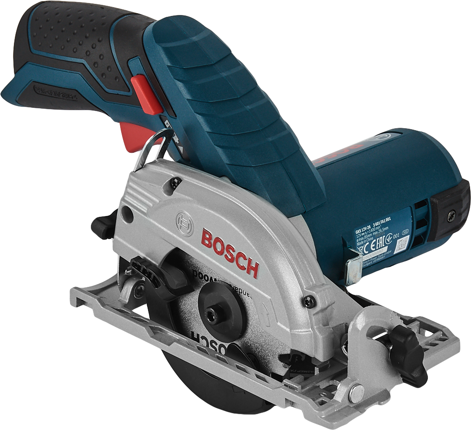 82041120 Аккумуляторная циркулярная пила Bosch GKS 12V-26 Professional, 06016A1001, 12 В, 85 мм, без АКБ и ЗУ STLM-0018239 BOSCH PROFESSIONAL