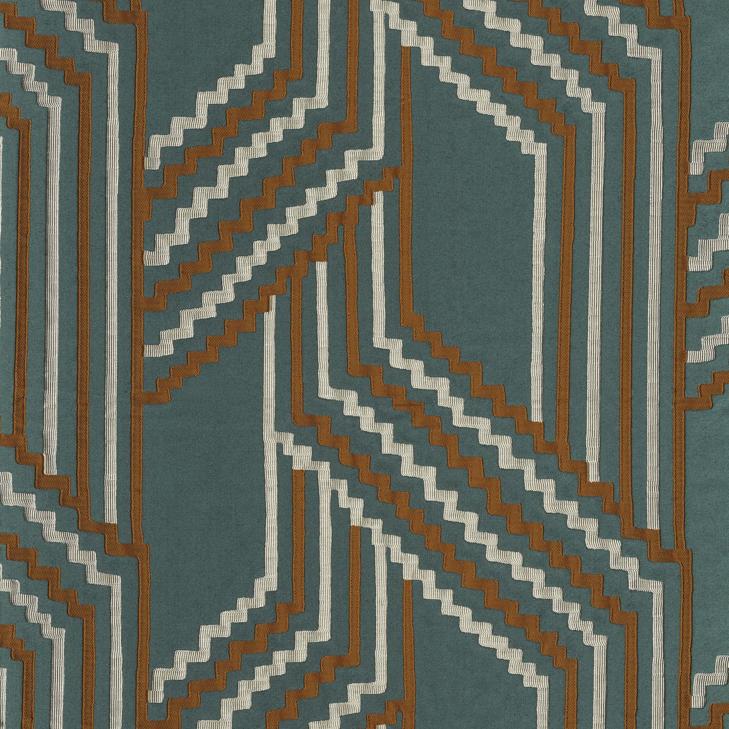 Жаккардовая ткань с графическим рисунком Casamance Porte des Lilas ARCH-00099912 - Вид №4