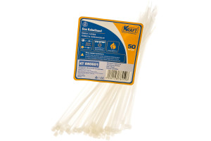 15966334 Нейлоновый хомут 2.5х150, белый, уп-ка 50 шт KT 880601 KRAFT