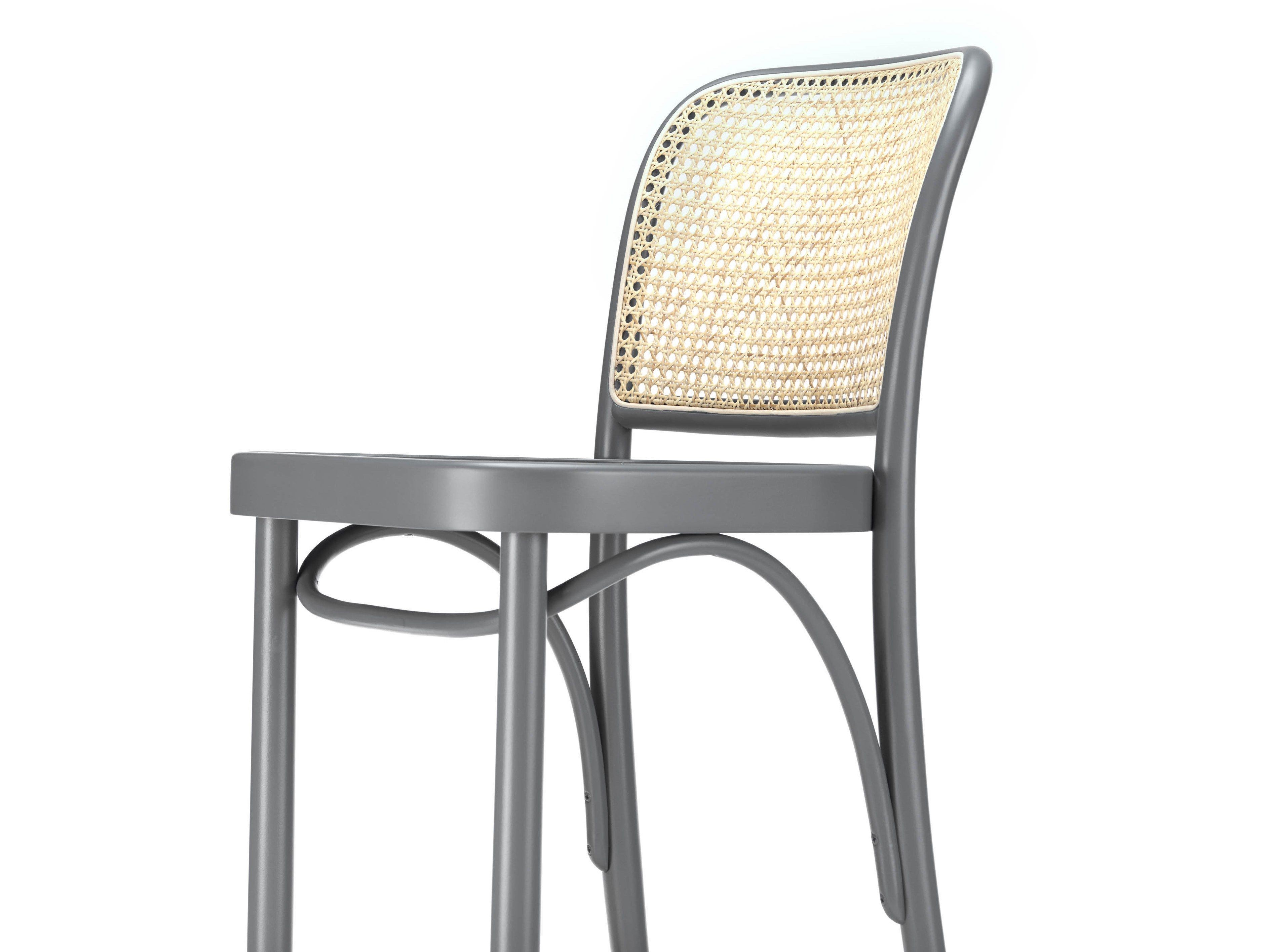 Высокий деревянный табурет с подставкой для ног TON 811 ARCH-00055074 - Вид №1