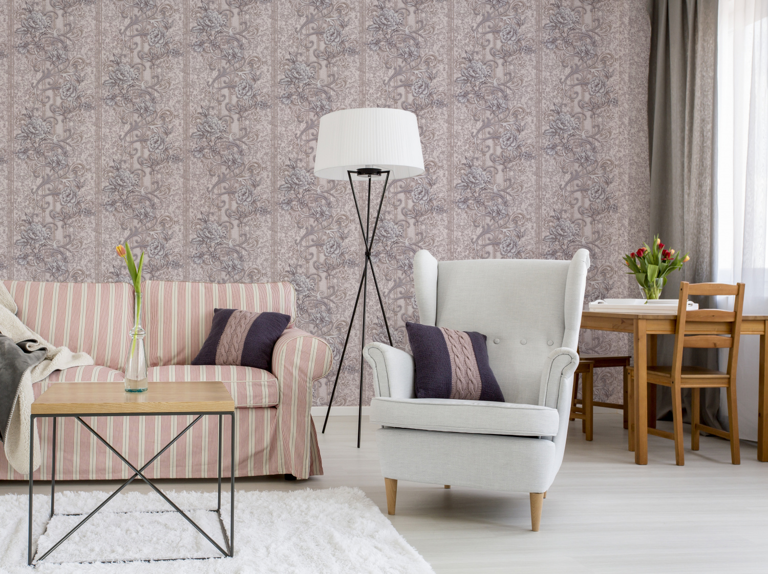 Рулон обоев основа Флизелиновая HC31049-22 Home Color Мин. заказ 6 рулонов HC3104922 - Вид №6