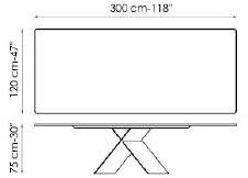 Bonaldo Прямоугольный керамический стол Ax sun-id-1347856 - Вид №7