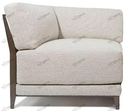 HUGUES CHEVALIER Угловое кресло из ткани Saint-germain sun-id-1478662