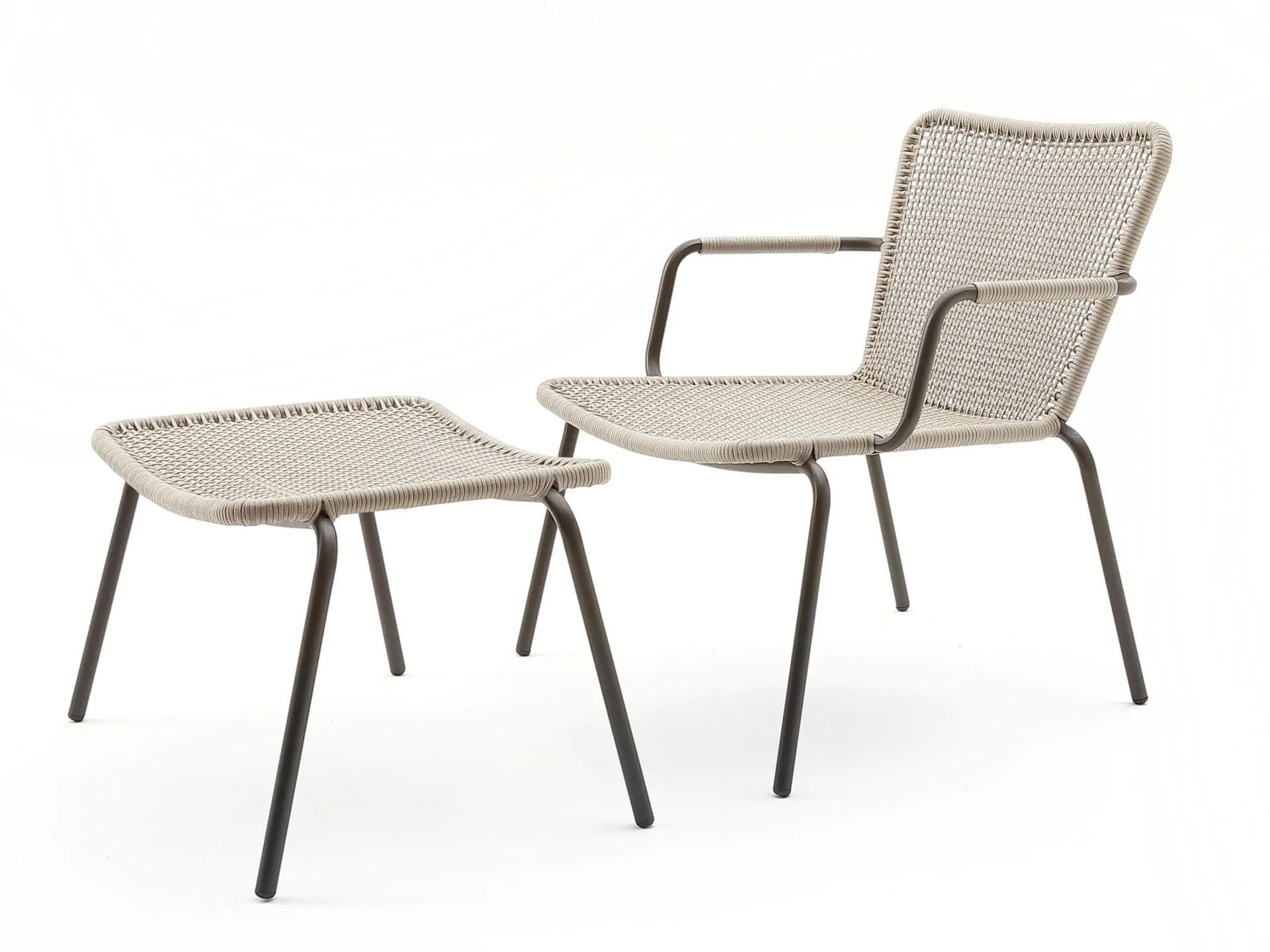 Плетеный алюминиевый сад штабелируемый стул Nodo Italia Via ARCH-00134785 - Вид №6