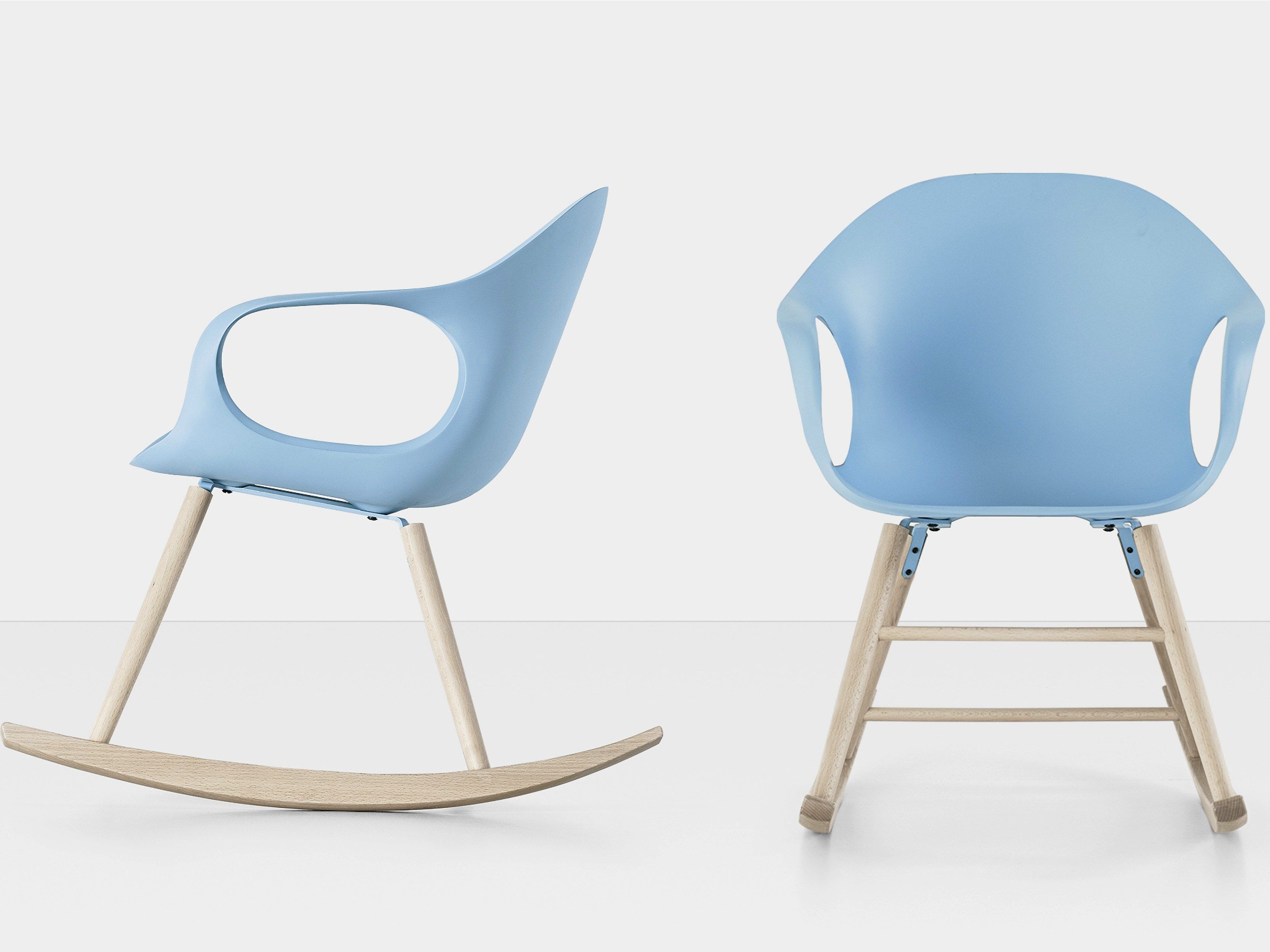 Кресло-качалка из полиуретана с подлокотниками Kristalia ARCH-00089746 - Вид №3