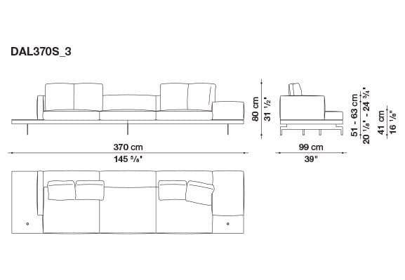 Кожаный диван B&B Italia док ARCH-00130675 - Вид №193
