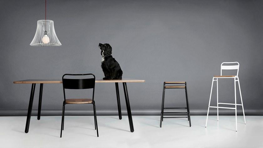 Deadgood Барный стул высокий деревянный с подставкой для ног Working girl Wg1m/l - Вид №6