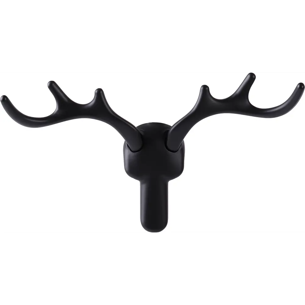 89364495 Крючок Larvij Олень, цинковый, цвет черный STLM-1005090 - Вид №1