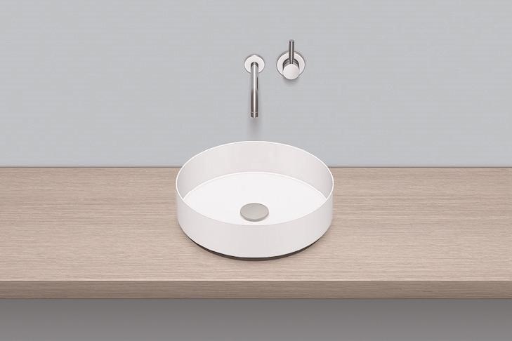 3222000401 Надставная раковина, ab.ke400, белая, противомикробное Alape серия KE (Unisono) 