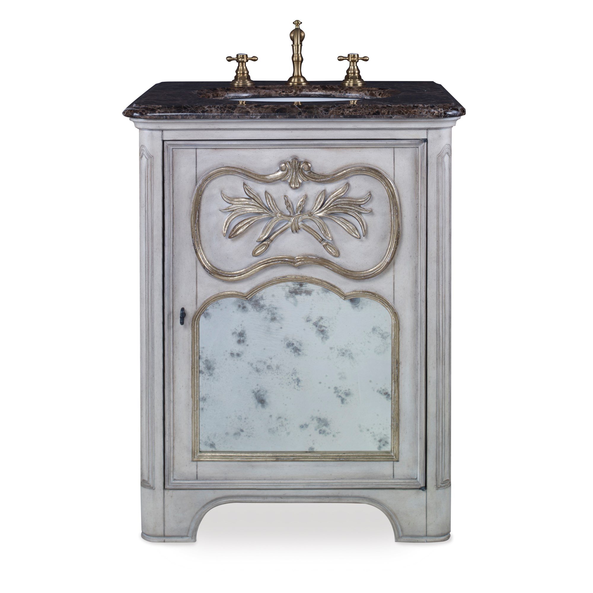 Тумбочка, Petite (до 33,5) 08989-110-121 Laurel Petite Sink Chest - White  Ambella  - Вид №2