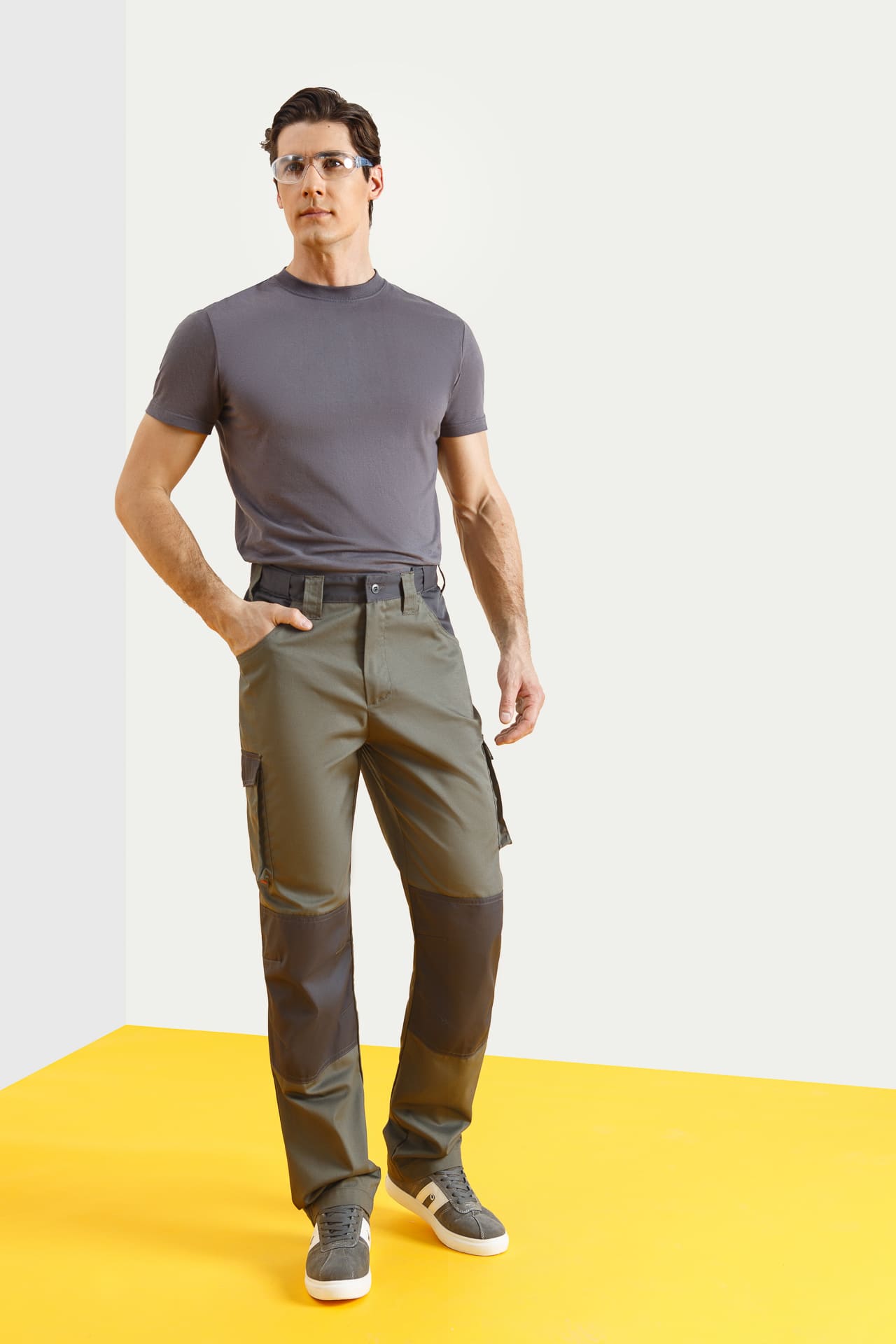 4974814 Костюм  NEW серый хаки графит STATUS  Летняя спецодежда  размер 48-50/170-176  - Вид №8