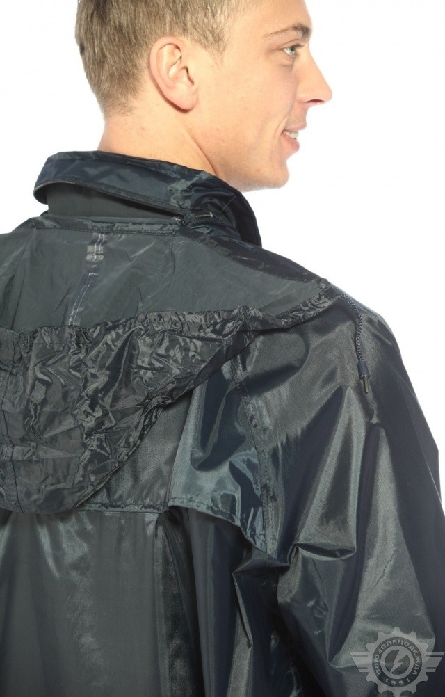4957158 Плащ "Альбатрос ЛАЙТ" влагозащитный синий  Непромокаемая спецодежда  размер XXXL  - Вид №10