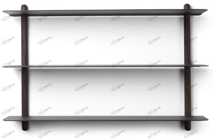 Gejst Настенный книжный шкаф из стали и дерева Nivo 20100