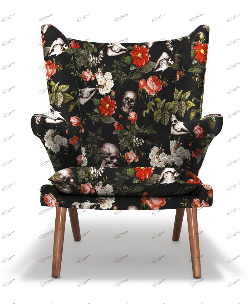 Кресло Rosetta черное ICON DESIGNE ДИЗАЙНЕРСКИЕ, BURCU KORKMAZYUREK 096819 Черный 