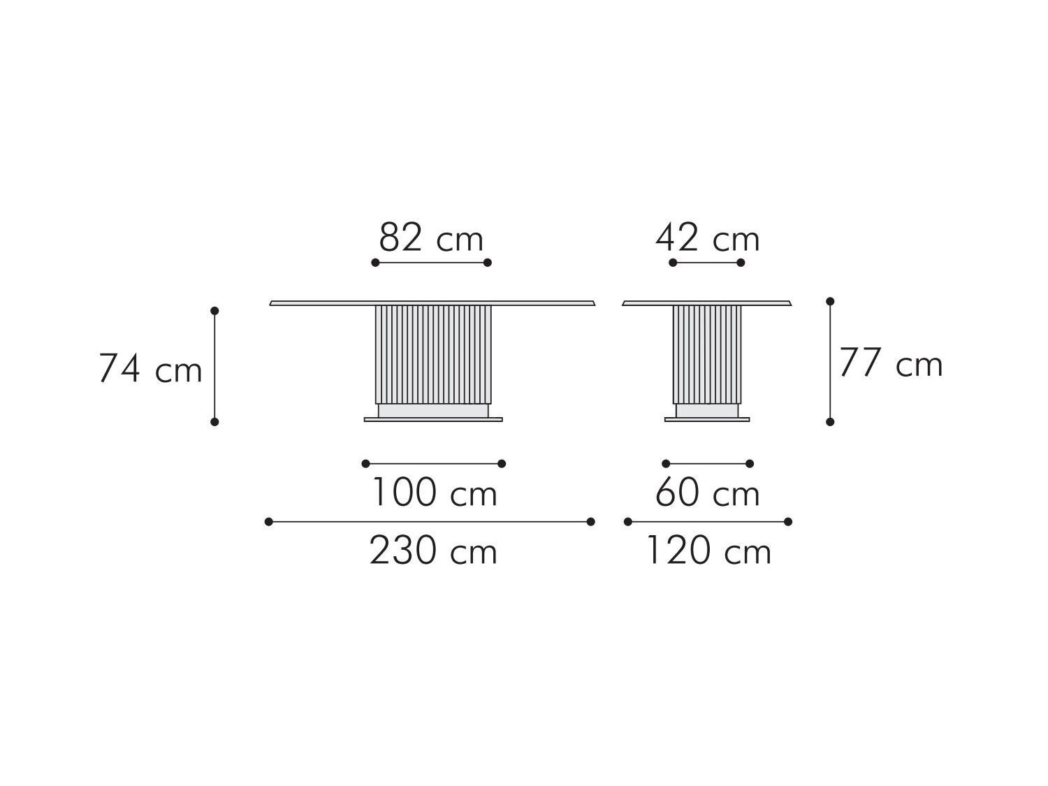 Деревянный прямоугольный обеденный стол SCAPPINI & C DROP ARCH-00109545 - Вид №4