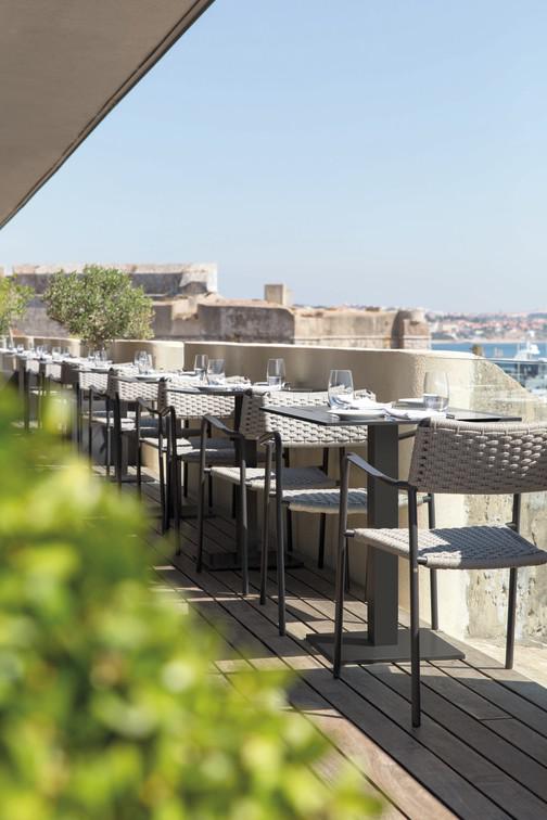 MNST32 Стул белый веревка 11мм серебристый Manutti Echo - Вид №13