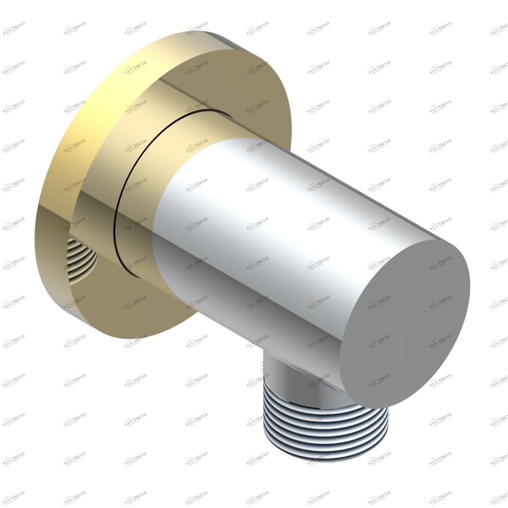 U5C-53E Вывод 1/2" встраиваемый в стену Thg-paris Paradise Хром/золото U5C-53E CAT.A