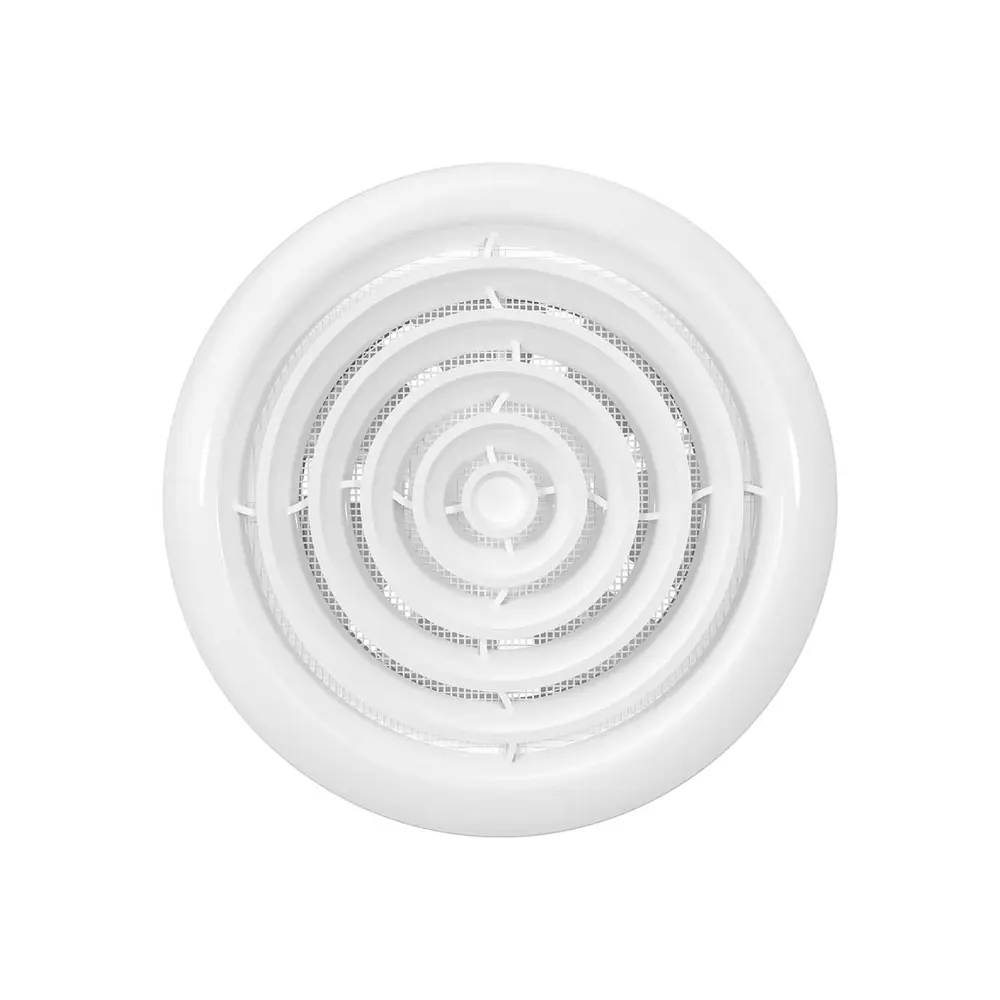 Вентилятор осевой вытяжной Auramax RF 4S D100 мм 35 дБ 107 м3/ч с сеткой цвет белый STLM-2019340 - Вид №3