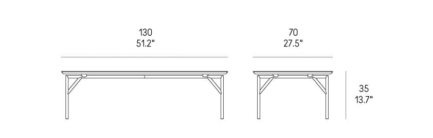 Прямоугольный мраморный журнальный столик для гостиной Casamania & Horm Tout le Jour ARCH-00031822 - Вид №5