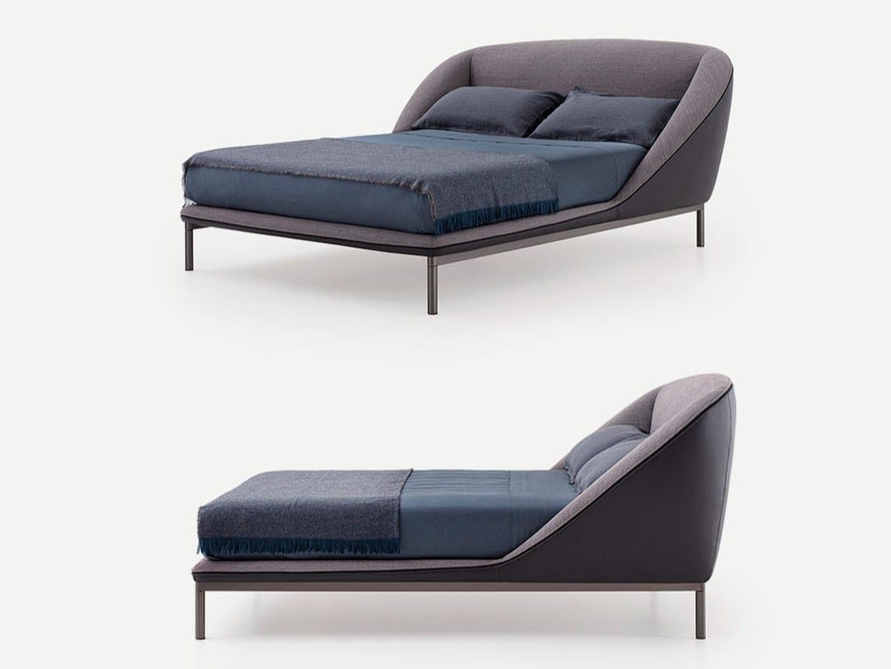 Двуспальная кровать из ткани с мягким изголовьем Pianca DOMENICA ARCH-00114762 - Вид №6