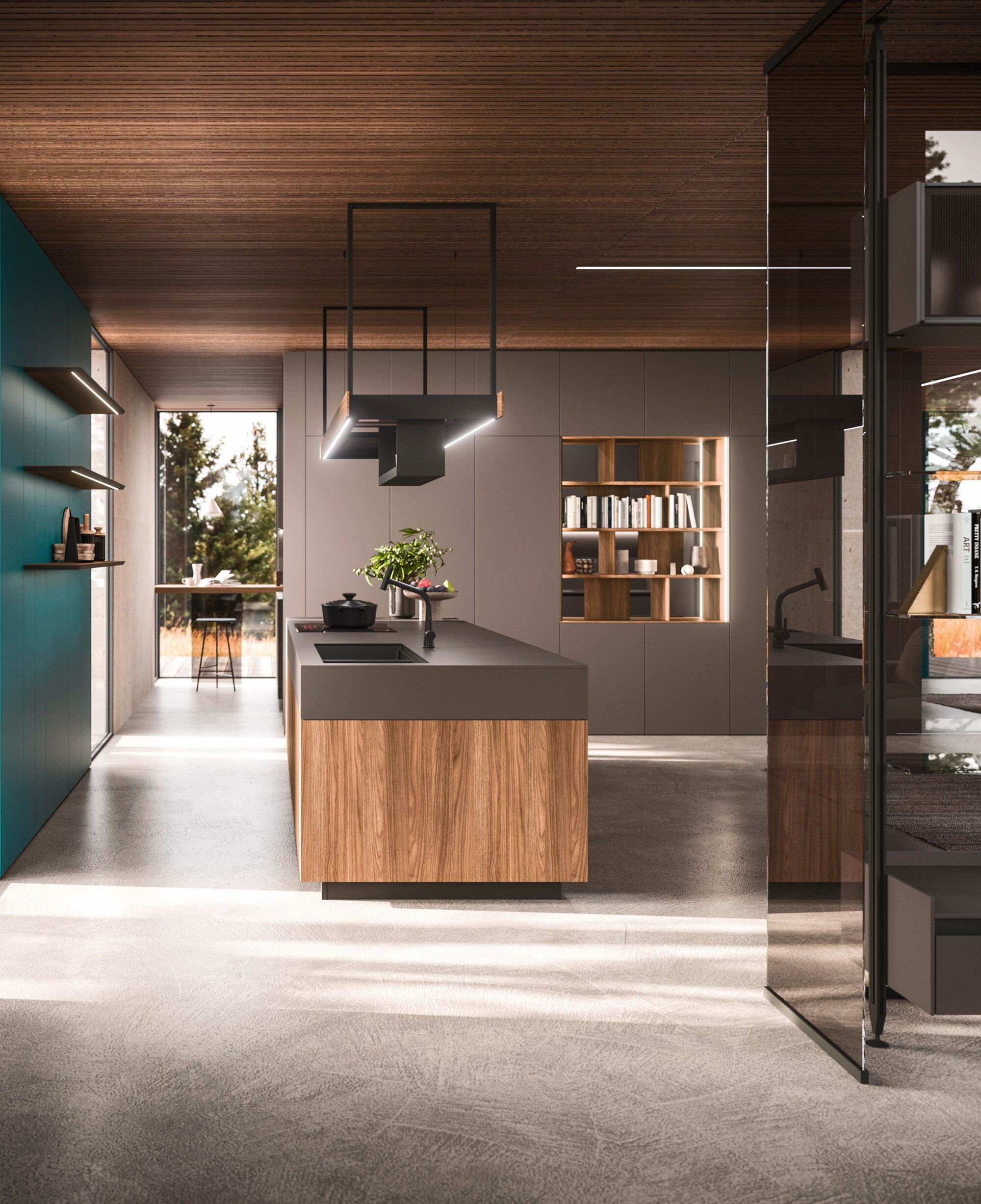 Встроенная кухня с островом Arrital Ak_Project ARCH-00064132 - Вид №1