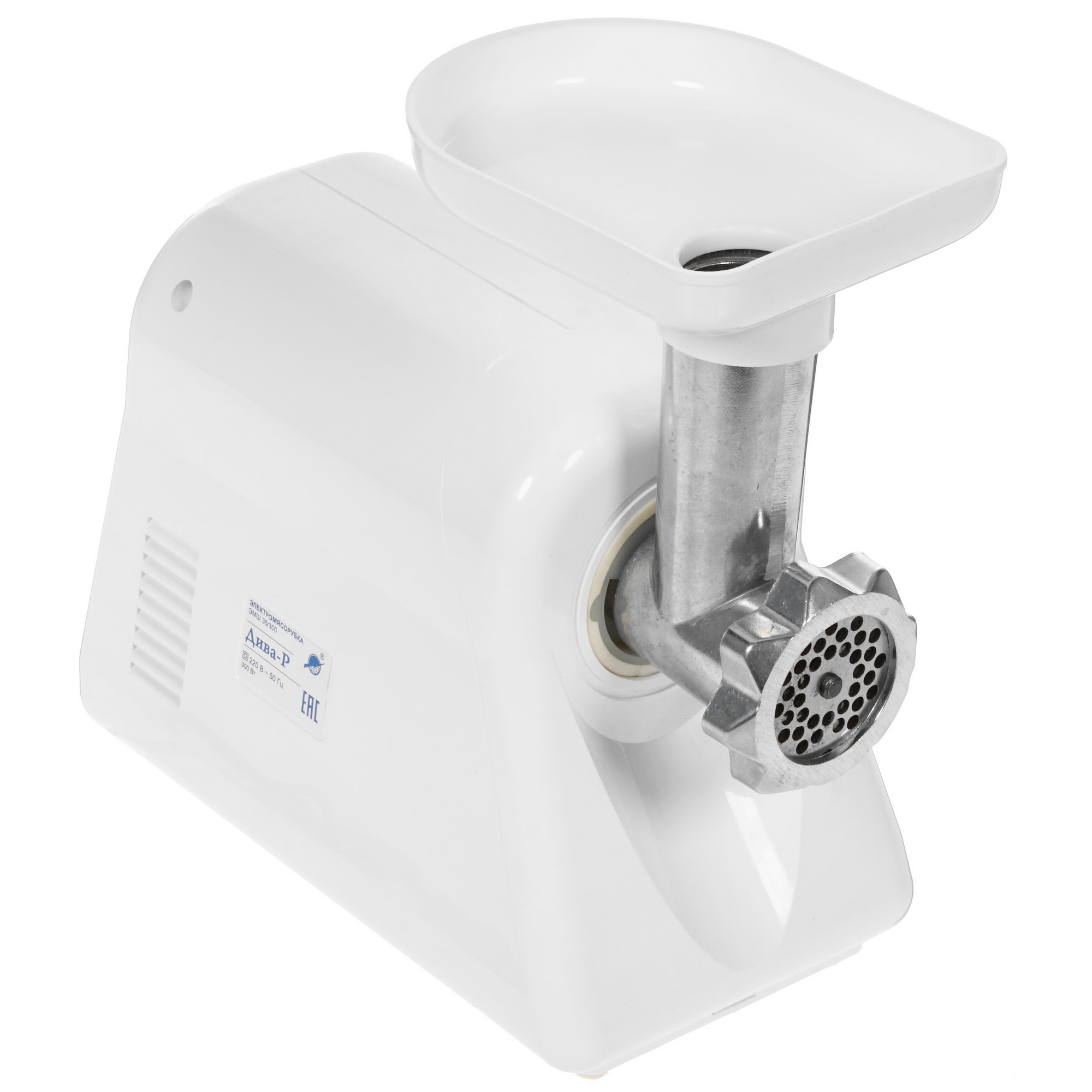1112222 Мясорубка электрическая Ротор ДИВА-р ЭМШ 35/300-4 белый STDN-0086528 - Вид №6