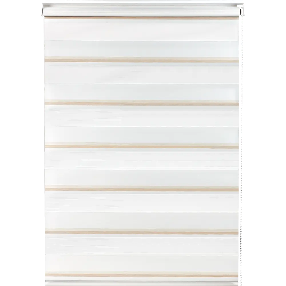 Штора рулонная день-ночь Лечче 80x160 см бежево-молочная MIAMOZA STLM-2142982