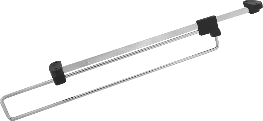 12366376 Штанга выдвижная торцевая 35x4.5 см сталь цвет серый STLM-1088751