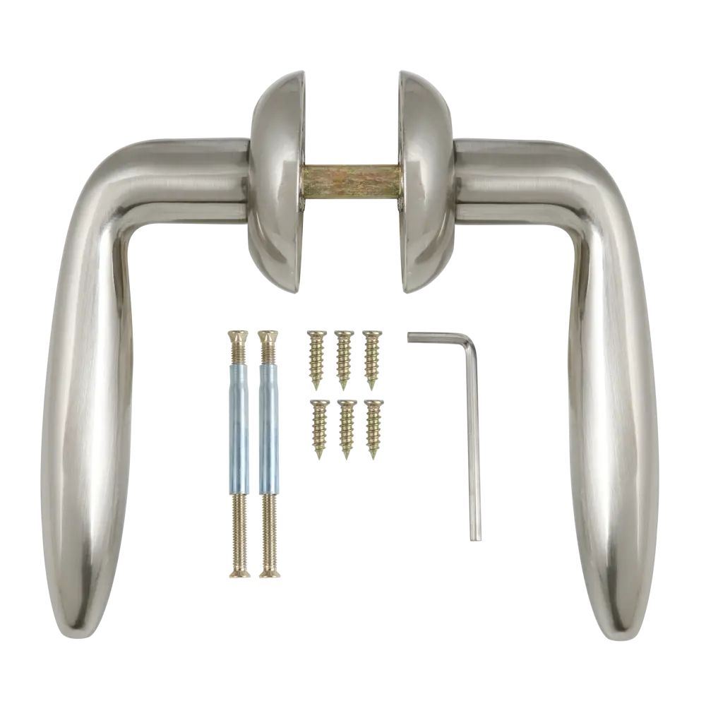 EDSON Дверные ручки EDS-3B-R1 в стильном никелевом исполнении 85168514 STLM-0059336 - Вид №1