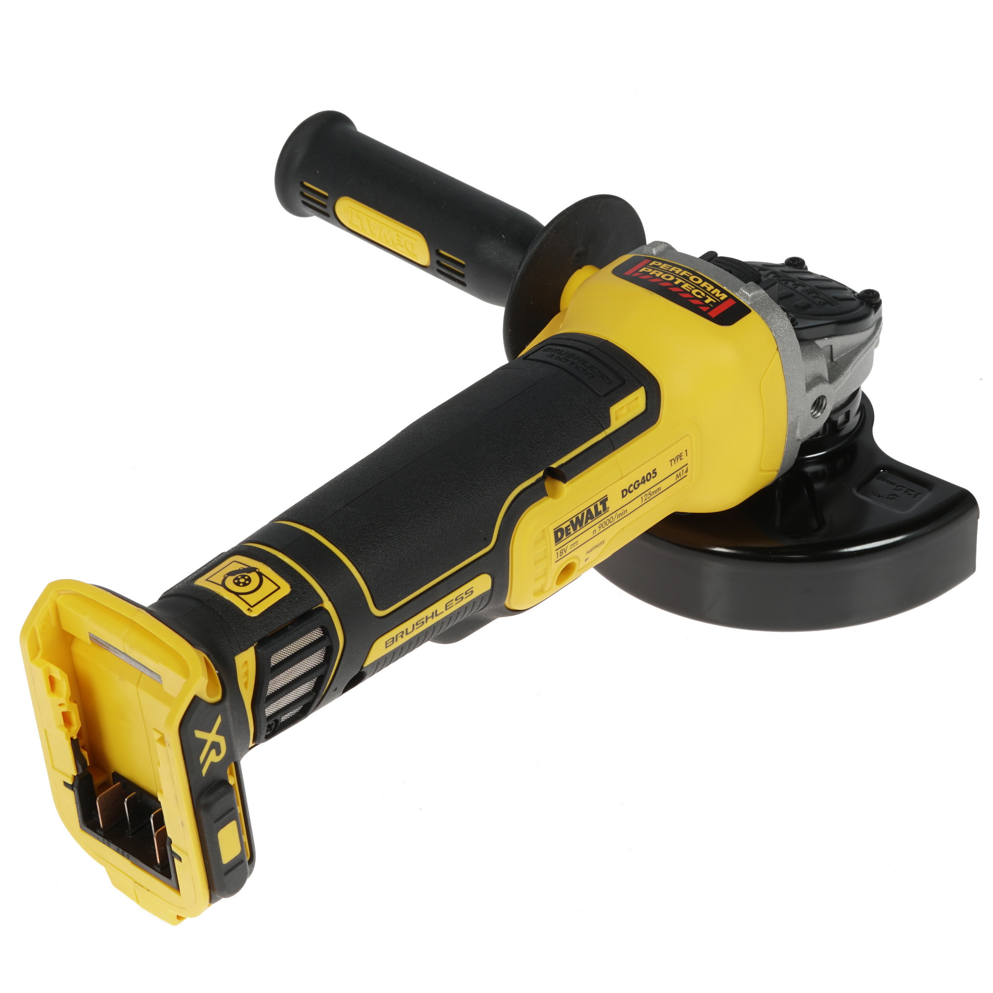 Углошлифовальная машина (УШМ) DeWalt DCG405N XR FLEXVOLТ 18/54V  , Без ЗУ, Без АКБ 8158019 STDN-0143666 - Вид №1