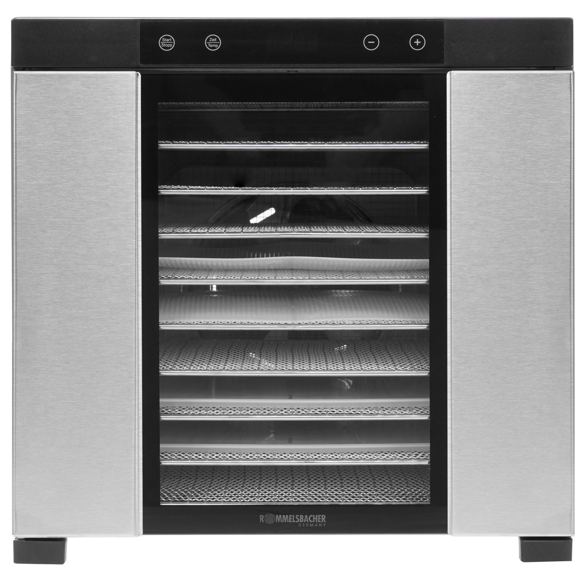 8159731 Сушилка для овощей и фруктов Rommelsbacher DA 1000 серебристый STDN-0028990 - Вид №1