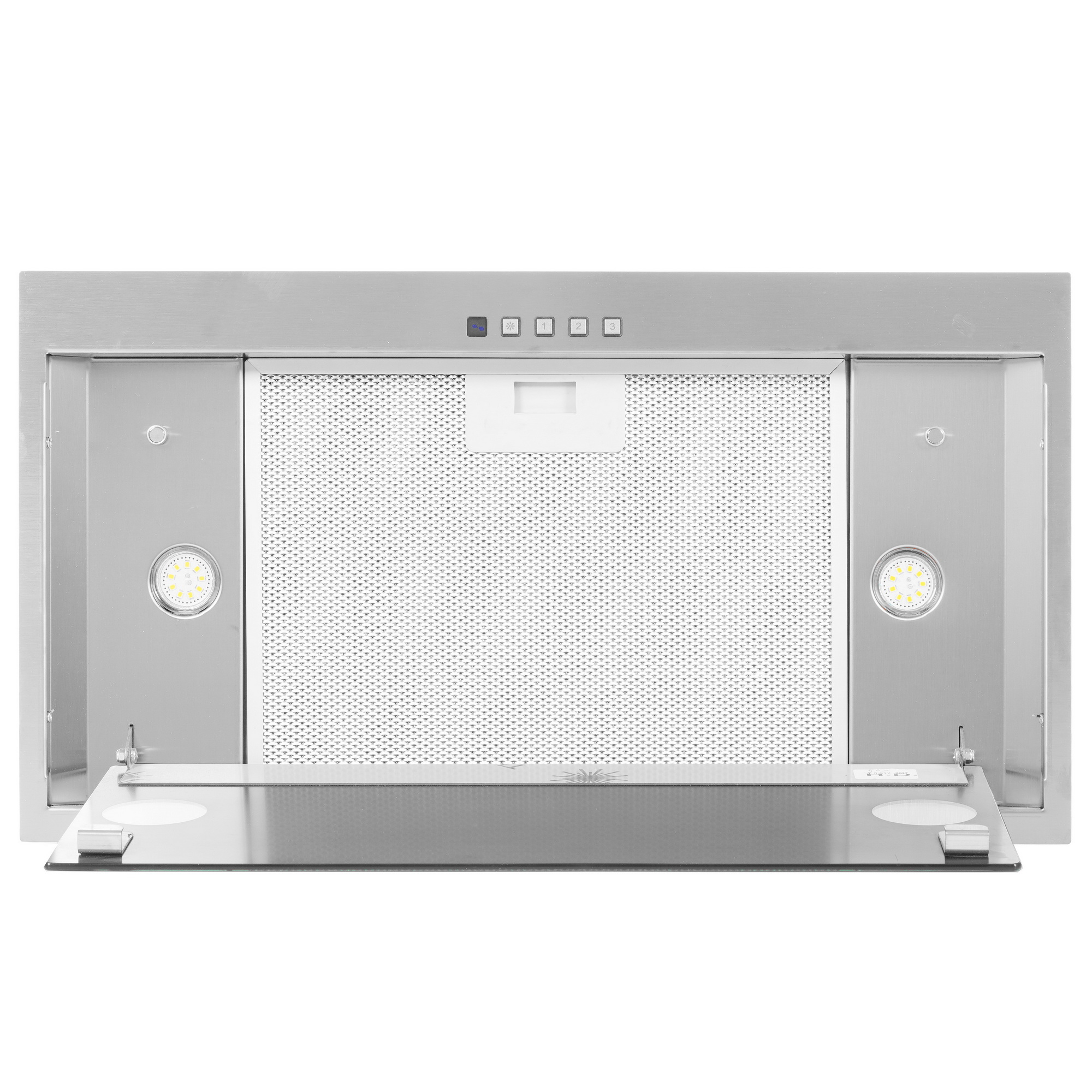 1217324 Вытяжка полновстраиваемая Akpo WK-6 Neva glass серебристый/черный STDN-0083494 - Вид №7