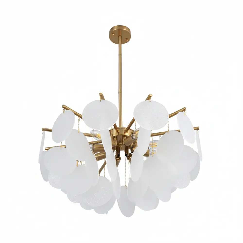 Люстра на штанге Telia 20 м² цвет бронза/белый ESTARES STLM-2165926 - Вид №1