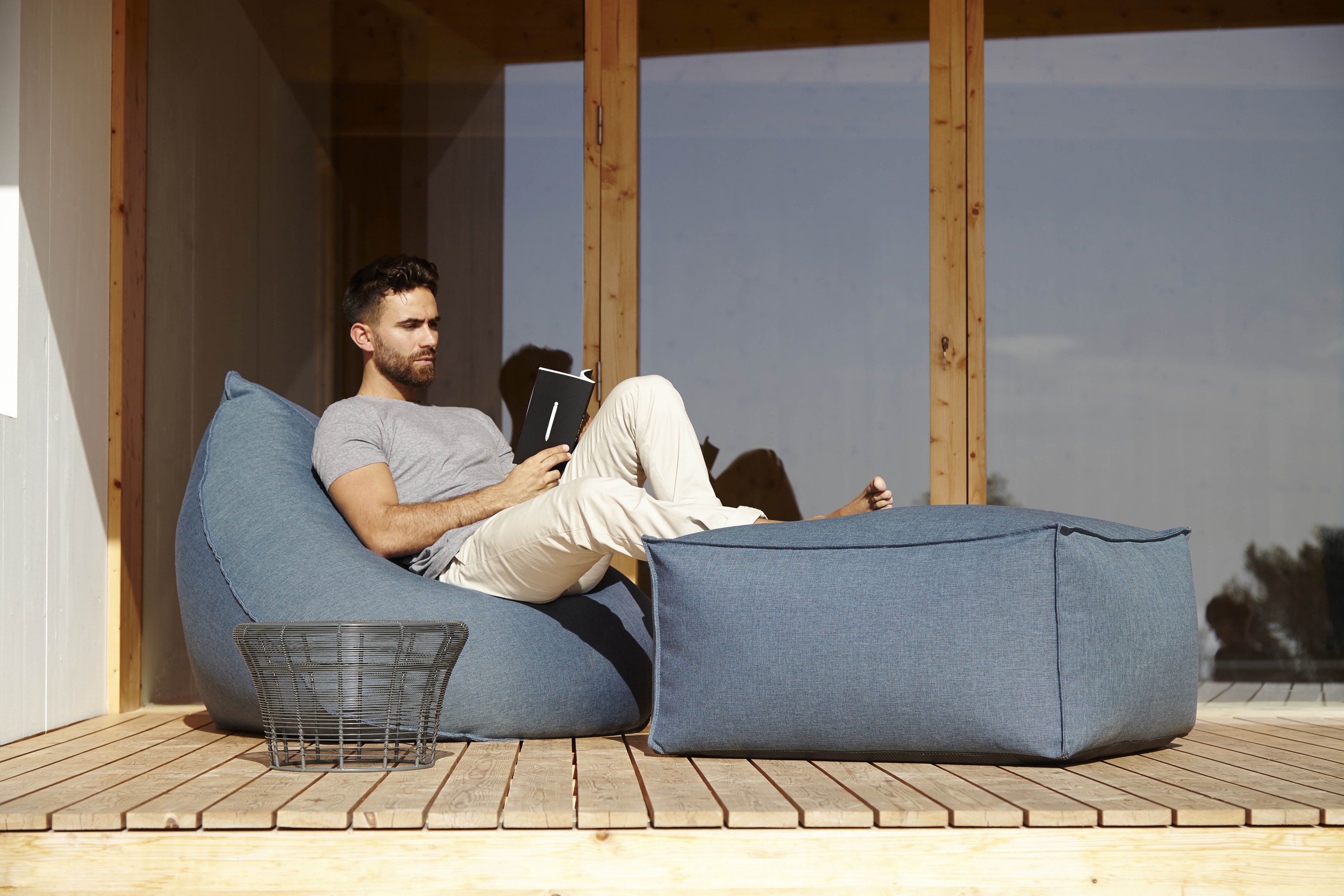 Ткань квадратный сад пуфик GANDIABLASCO Sail Outdoor ARCH-00016667 - Вид №9