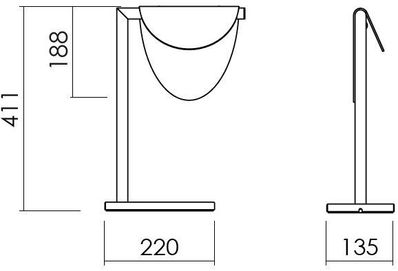NEXO LUCE Светодиодная настольная лампа из стали Oxen table lamp 7002d1 - Вид №4