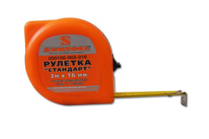 15838557 Рулетка СТАНДАРТ 3 м х 16 мм 050100-003-016 SANTOOL